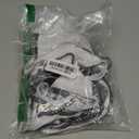 Womens Shiny Glitter Chain Three Piece Swimsuit Halter Neck Top and Triangle Bottom Bikini Set (Small, Silver)