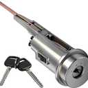 Ignition Lock Cylinder Switch with Key Compatible with Toyota Sequoia 200-2007 Tundra 2003-2006 4Runner 2003-2009 Replace 89703-33070 69052-34040 No Chip