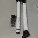 Rerishom Door Security Bar, Door Stoppers Security bar,Heavy Duty Door Lock Security Door Jammer Door Stopper for Apartment, Hotel Room,Screen Door Hardware, Gate Lock Bar, 2 Pack (White)