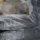 DUMOS Bar Stools Set of 2, 24 inch Counter Height Bar Stools, Upholstered Modern Kitchen Barstools with Metal Base, PU Leather Saddle Stools for Kitchen Island, Black