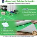 39" x 200' Heavy-Duty Floor Protection | Construction Grade Carpet Protector | Drop Cloth Plastic Film for Hardwood Floors | Waterproof Painters Covering with No Residue (Green)