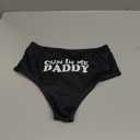 Women Regular & Plus Size Yoga Booty Shorts Sexy Printed Sports Hot Pants Briefs (Large, Style-5-black)