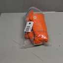 Yoochee Dog Coat, Warm Dog Winter Coat for Medium Dogs, Waterproof Jacket with Adjustable Buckle & Velcro, Reflective Turtleneck Cold Weather Coats, Pet Fleece Vest Snow Jacket (Orange, M)