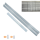 LAJIAOZ 8 Foot Garage Door Strut Heavy Duty Garage Door Reinforcement Support Strut Brace-Ultimate Hurricane, Storm, Snow, and Wind Protection, DIY & Professional Installation(8FT Strut(2*4ft+1*2ft))