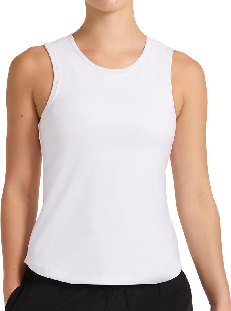 Reebok Women's Mastermind Medium Impact Bra Tank, Standard Fit, Lightweight Stretch Poly Performance Interlock Fabric, S