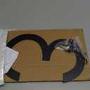 12 Inch Modern Metal Black House Numbers for Outside - Floating Address Number 3 With Nail Kit for Door