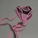 Eagloo Small Dog Harness and Leash Set, Step in Puppy Vest with Breathable Soft Mesh, Walking Reflective Pet Harness for Small Dogs, Pink, S (S(Chest:15.1"-16.5"))