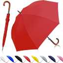52" Large Stick Umbrella, Windproof, Big Size For Rain, Heavy Duty Umbrellas, Paraguas, Wind Resistant For Women Mens, Automatic Imbrella Adults