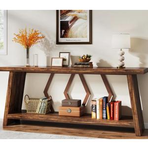 70.86-Inch Console Sofa Table with Storage for Entryway Living Room