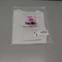 Stelle Girls Athletic Shirts Short Sleeve Quick Dry Sports Tees UPF 200, Crew Neck Active Tops for Kids 5-15 Years (White, XS)