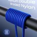 USB C Cable Fast Charging 6FT, 2Pack USB A o USB C Cable, Upgraded Extra Durable Braided USB A to USB C Charger Cord USB Type C Cable for iPhone 17 16 15 Pro Max,Samsung Galaxy S10, LG and More-Blue