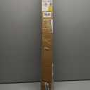 UNISHADES no Drill Cordless Roman Shades for Windows, 33" W 64" H - Light Filtering - Linen - White
