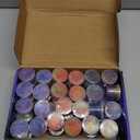 48 Packs Galaxy Putty Slime, Party Favor for Kids Girls & Boys, Adults, Non Sticky, Stress & Anxiety Relief, Wet, Super Soft Sludge Toy,Easter Basket Stuffers