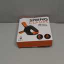 4 Pack Spring Clamps Heavy Duty, 6 Inch Wodworking Plastic Clamps for Crafts and Pool Cover Clips with 3 Inch Jaw Opening for Cover Holding and Wood Gluing