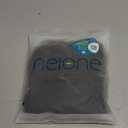 Neione Women Incontinence Underwear, Cotton Leakproof Panties for Heavy Flow Period & Postpartum, High-Waisted Full Briefs 2 Pack Black L