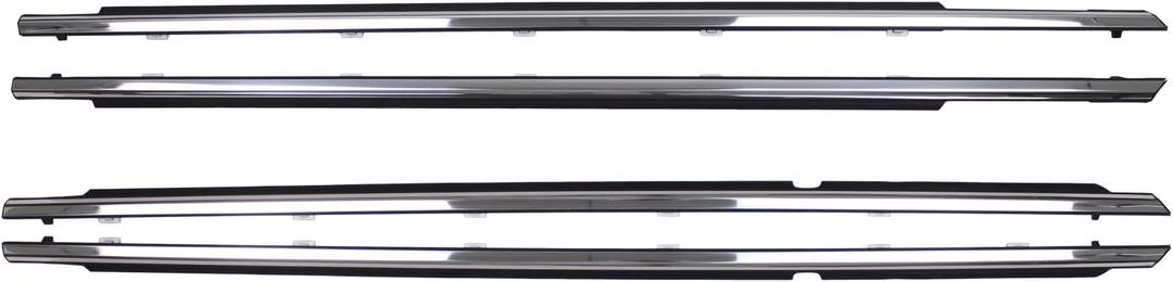 ApplianPar Front and Rear Driver and Passenger Outside Door Window Belt Weatherstrip Molding for Toyota Camry 2002-2006