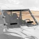 A & UTV PRO Front Full Windshield Compatible with Talon 1000X / 1000R / 1000X-4 2019-2024 Accessories, Clear Tough Hard Coated Poly Vented Window Accessories, 250x Stronger Than Glass, 1PC,  Talon Full Windshield