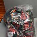 UNIQUEBELLA Wearable Blanket Hoodie with Boho Style, Extra Thick Oversized Flannel Sweatshirt Blanket with Giant Hood Pocket (Warm Christmas)