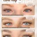 Brown Lash Clusters Kit Spider Cluster Eyelash Extensions Kit Fluffy Wispy Individual Lash Extensions 10-16MM CC Curl Clear Band Eyelash Clusters with Bond and Seal Lash Glue and Applicator