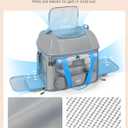 Expandable Cat Dog Carrier: NOBLE DUCK Soft-Sided Pet Carrier Airline Approved Large Small Medium Collapsible Portable Travel Up to 25 Lbs Grey