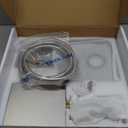 SHAMANDA Brass Rainfall Shower System, Luxuly Bathroom Shower Faucet Combo Set Brushed Nickel(Including Rough-In Valve Body and Trim)L70001-2