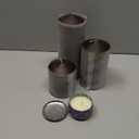 Black Pillar Candles Set of 3 - Dripless Unscented - 3x4, 3x6 & 3x8 inches Decorative Candles for Home Decor & Table Centerpieces