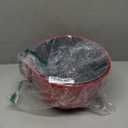 2 Pcs Plastic Mixing Bowls with Colander, 5qt - Nesting Bowls for Kitchen Cooking and Baking Supplies, Red & Gray