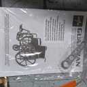 Medline Comfortable Folding Wheelchair with Swing-Back, Desk-Length Arms and Elevating Footrests, 20”W x 16”D Seat