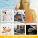 Empty Travel Size Toiletries Bottles Compatible with Sol de Janeiro 62 Perfume, 1 OZ TSA Approved Leak-Proof Refillable Containers, Refillable for 3 OZ & 8.1 OZ, Essentials, Only Bottles