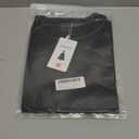 ZESICA Womens Summer Cap Sleeve Crewneck Tops Casual Loose Striped T-Shirts Basic Tees (Small, Darkblack)