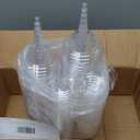 Prestee 50 Clear Plastic Margarita Glasses, 12oz - Heavy Duty Margarita Glasses Disposable for Cinco de Mayo Party Decorations, Taco Party, Plastic Cocktail Cups (Large (Pack of 50))