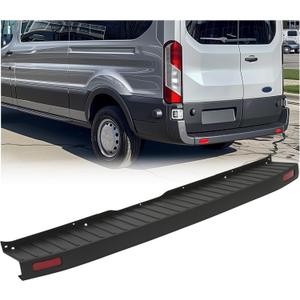 ECOTRIC Rear Bumper Cover Step Plate Compatible with 2015-2022 Ford Transit 150 250 350 Passenger Vans Med/High Roof Rear Bumper Top Pad Replacement for FO1190108