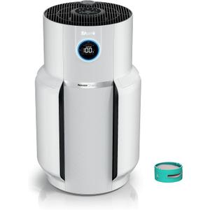 Shark Air Purifier with NeverChange Air Filter Technology, 5 Year HEPA Filter, Covers 1400 Sq. ft, Odor Neutralizer and Clean Sense Technology, Removes 99.98% of Dust & Allergens, HP302 (White)