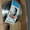 Farberware Brilliance Stainless Steel Saute Pan/Jumbo Cooker with Lid and Helper Handle, Induction Suitable, Dishwasher and Metal Utensil Safe, 6 Quart - Stainless Steel