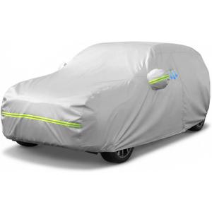 Favoto SUV Car Cover for Automobiles -Waterproof All Weather Sun Snow Dust Protection Universal Fit SUV (181-190 in) for Honda CRV, Toyota RAV4, Chevrolet Equinox, Hyundai Tucson etc.