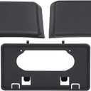 GRAND ORANGE Front Bumper Guards Pads & License Plate Frame Bracket Compatible with Ford F150 2009-2014 9L3Z17E810B, 9L3Z17A385A, FO1053100, FO1068134
