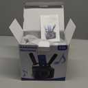 Karaoke Machine,Portable Bluetooth Speaker with 2 Wireless Microphone for Adults & Kids with LED Lights, Karaoke Microphone with PA System Supports USB/TF/AUX,Gift for Party (Black)