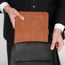 Case for iPad Air 11 Inch M4/M3/M2 (2026/2025/2024),iPad Air 5th/4th Generation 10.9'' Folio Cover with Pencil Holder Pocket,Magnetic Closure,Multi Angles Stand,Auto Sleep/Wake,Brown