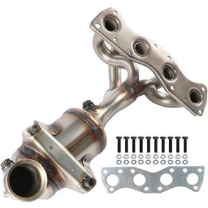 Front Exhaust Manifold Catalytic Converter Compatible with Mini For Cooper 2007 2008 2009 2010 2011 2012 2013 2014 2015,Replace 641420,1.6L