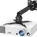 IUM Projector Ceiling Mount, Universal Black Projector Mount Extendable Stand Bracket Wall Mount Hanger for Most Projectors