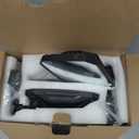 JOYTUTUS Mirrors Doors Off Compatible with 2018-2023 Wrangler JL/JLU & Gladiator JT, JL Side Mirrors with Ball Adapter, Wider View No Vibrate & Wobble (NOT FIT 2024-2026 Wrangler & Gladiator JT)