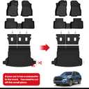 LASFIT Floor Mats & Seatback & Cargo Mats for Subaru Forester 2025-2026 (Not Fit Hybrid & 2025 Wilderness), All Weather TPE Custom Fit Floor Liners for Forester 2025-2026 Gas Backrest and Trunk Mat