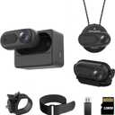 Mini Body Camera 1080P - IPX7 Waterproof, 128GB Storage, 2500mAh Charging Case, Magnetic Lanyard,Auto Loop Recording Body Worn Camera for Pets, Travel, Work, Water Sports, Outdoor Adventures(Black)