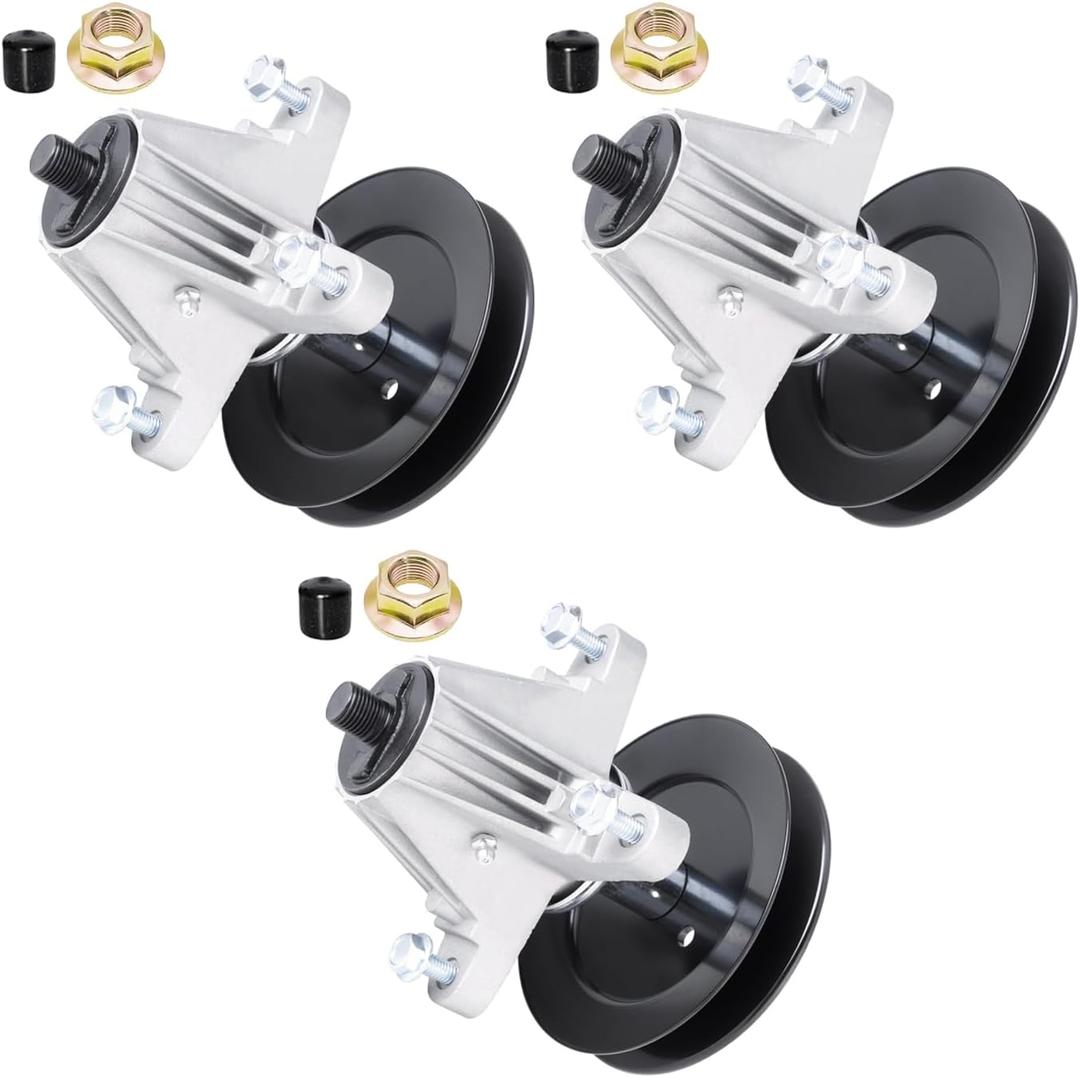 618P09236 Spindle Assembly Fits for 54 Inch Decks Cub Cadet ZT1-54 ZT2-54 XT1-ST54 XT1-GT54 ZTS2-54 Craftsman T3200 Z5800 Z7600 Troy Bilt Mustang Z54 54XP Lawn Mower Replaces 618-09236 (3 Pack)