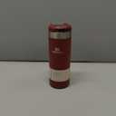 Stanley AeroLight Transit Bottle 16 oz | Locking Drink Through Lid | Leak Resistant Water Bottle or Coffee Travel Mug | Lightweight Insulated Stainless Steel | BPA-Free | Cranberry