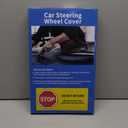 Custom-Fit for BMW Steering Wheel Cover, Genuine Leather Steering Wheel Cover, Non-Slip, Breathable, for BMW Accessories (Black (Black line), for BMW)