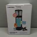 CHEFMAN Single Serve Coffee Maker, K Cup Coffee Machine: Compatible with K-Cup Pods and Ground Coffee, Brew 6 to 12oz Cup Drip Coffee Maker, 40oz Water Reservoir, Cup Lift, Filter Included