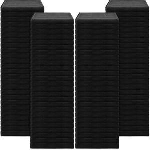 Newwiee 100 Pieces Large Black Microfiber Salon Towels Bulk 16 x 27 Inch Absorbent Hair Drying Towels Bleach Proof Hand Towels Salon Towels Set for Gym Bath Spa Shaving Shampoo Home