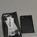 Defencase for Magsafe Wallet Magnetic Card Holder RFID Blocking, PU Leather Minimalist Phone Wallet for MagSafe Phones and Cases for iPhone 17/16/ 15/14/ 13/12/ Pro/Max/Plus/Air, Black