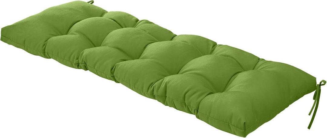 QILLOWAY Indoor/Outdoor Bench Cushion,51-Inches,Green